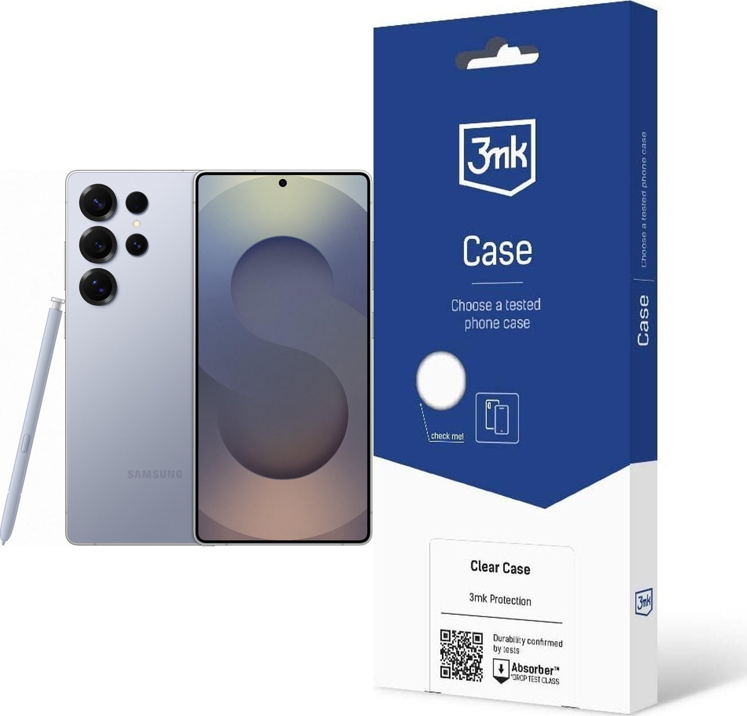 Smartfon Samsung Galaxy S25 Ultra 5G 12/256GB Niebieski (SM-S938BZB) + Etui Clear Case