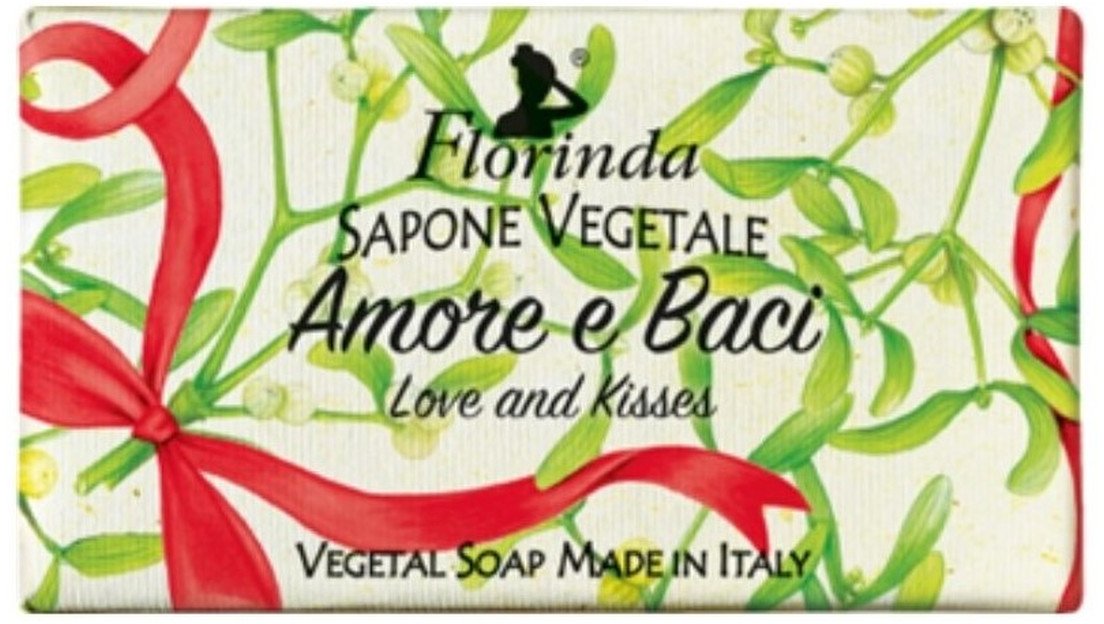 Florinda Xmas Mydło w kostce miłość i pocałunki 100g