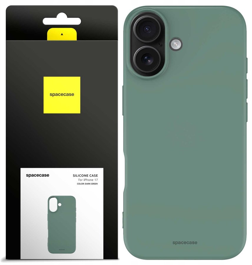Spacecase Etui Silicone Case 3.0 iPhone 17 dark green standard