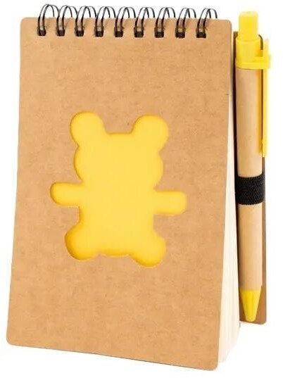 FANDY Blok spirala Eco* Bear z długopisem