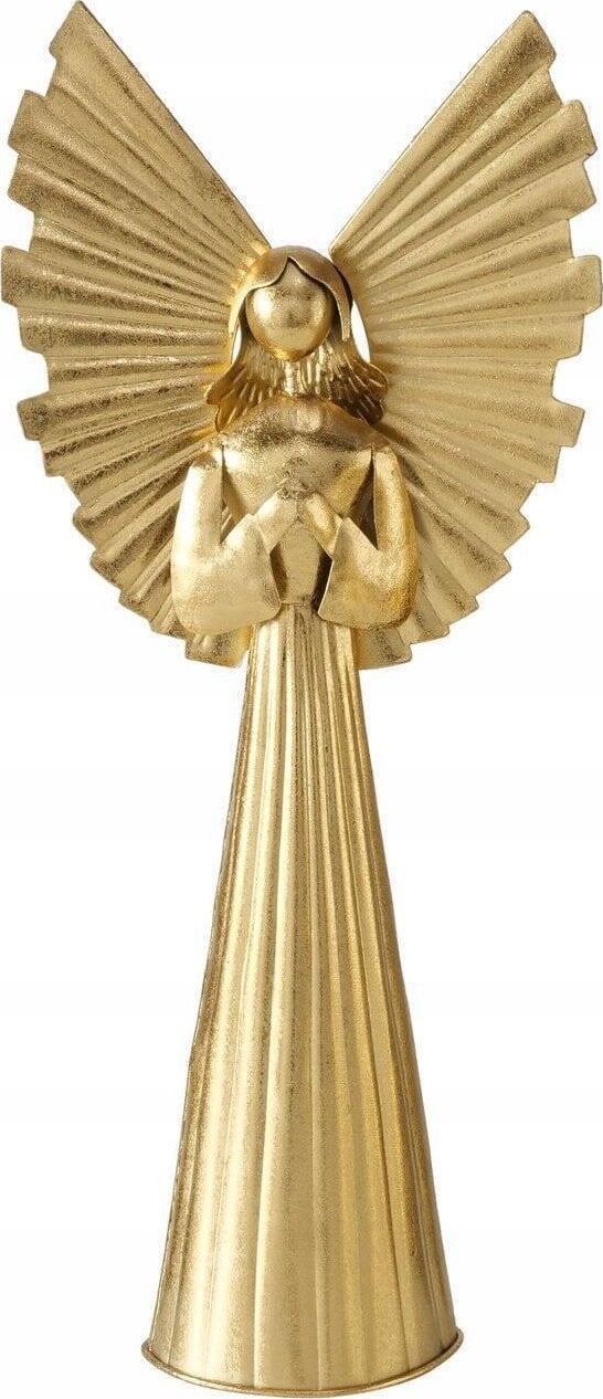 Boltze Złota figurka z metalu NURIEL, wysoki anioł 54 cm