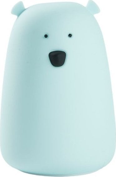 Miś duży lampka silikonowa niebieska