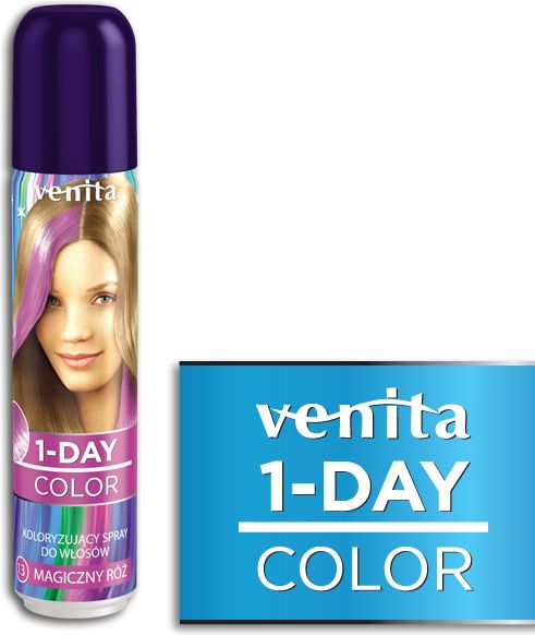 Venita 1-day color spray 13 magiczny róż