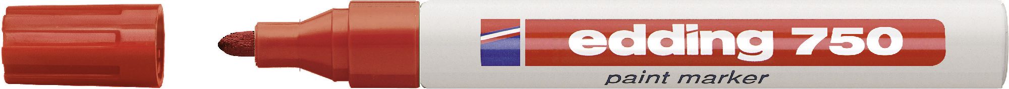 Edding Marker lakierowy 750 czerwony (EG1028)