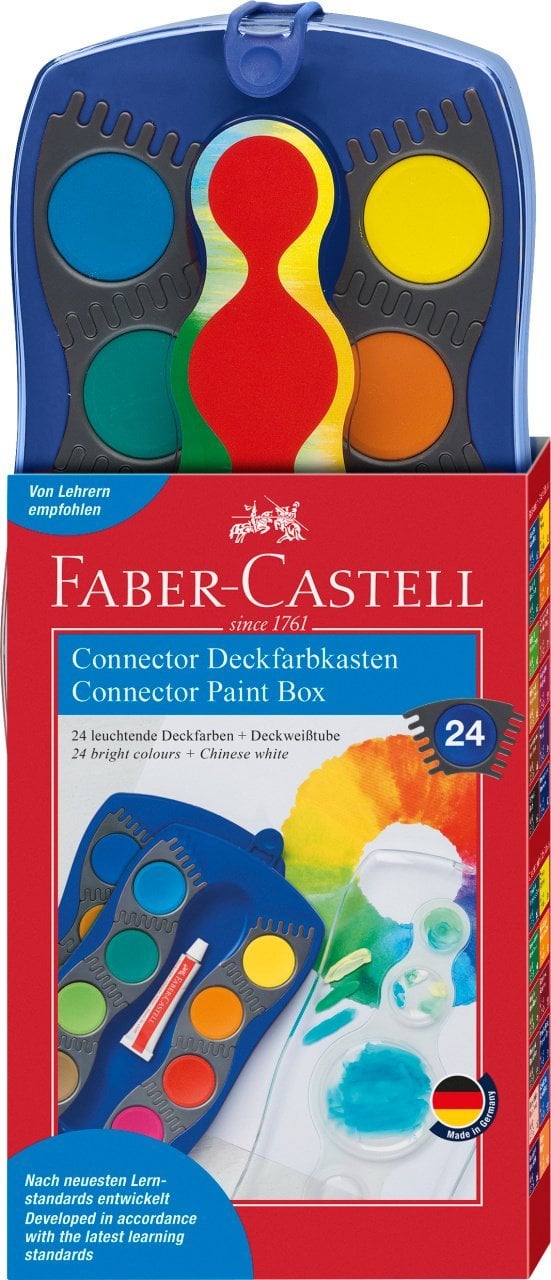 Faber-Castell Farby akwarelowe Faber-Castell Connector 12 kolorów