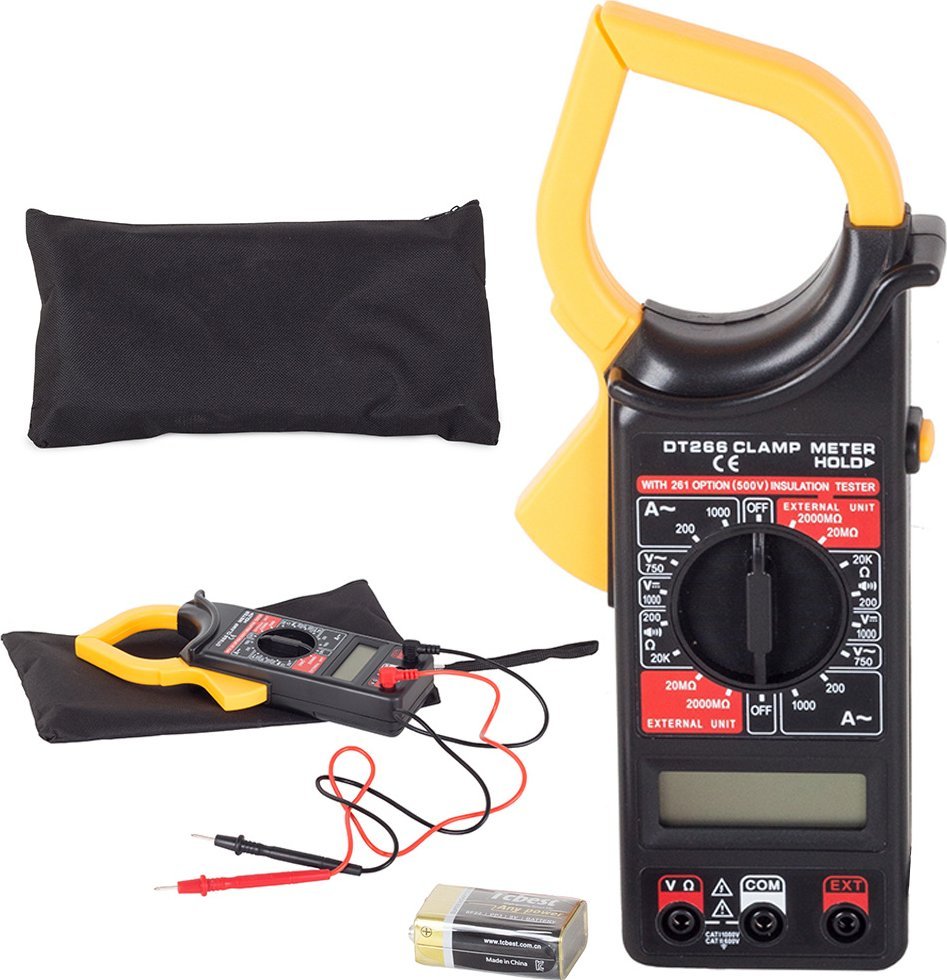 Verk Miernik multimetr cęgowy cyfrowy elektroniczny lcd Miernik multimetr cęgowy cyfrowy elektroniczny lcd