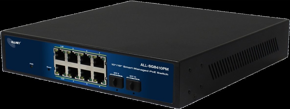 Switch Allnet 8+2P Allnet ALL-SG8410PM POE M