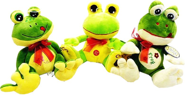 Sun-Day Żaba 25cm 3 wzory z głosem 142313 (Z2355)