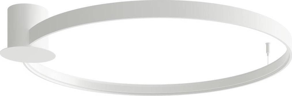 Lampa sufitowa Thoro Sufitowa LAMPA plafon RIO TH.131 Thoro okrągła OPRAWA metalowa LED 50W 4000K plafoniera ring pierścień biały
