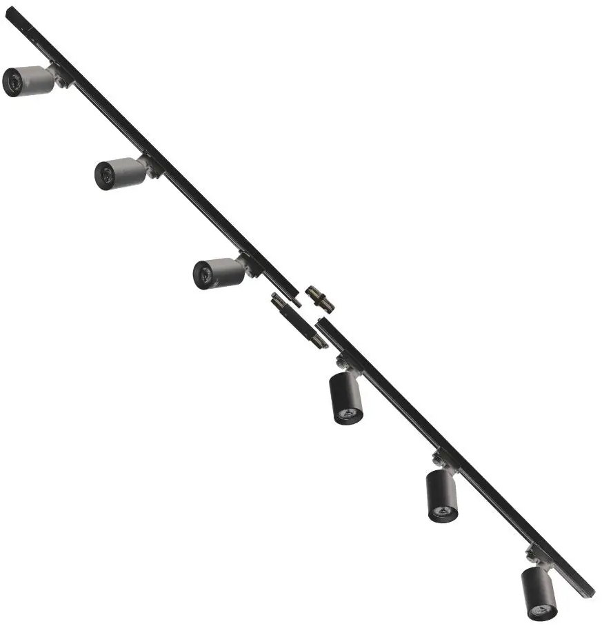 Szynowy zestaw jednoobwodowy 3025 na przedpokój czarny