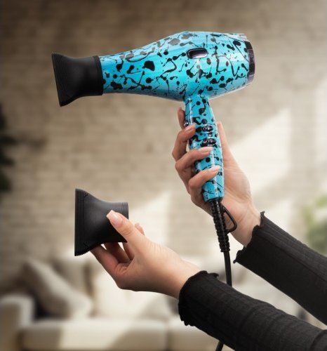 Suszarka Osom Professional Plaukų džiovintuvas MOSAIC OSOM9010BLUE, 2000 W, mėlynas