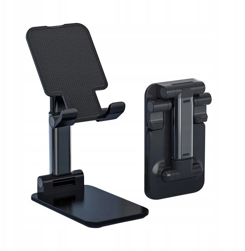 STOJAK Podstawka UCHWYT na TABLET TELEFON na Biurko SKŁADANA 4-13" Czarny