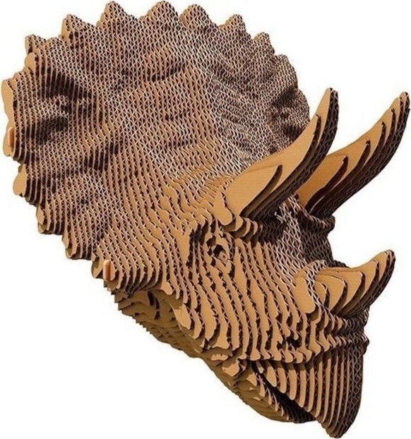 Puzzle ścienne 3D kartonowe - Triceratops