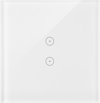 Kontakt-Simon ramki Panel dotykowy S54 Touch, 1 moduł, 2 pola dotykowe pionowe biała perła DSTR13/70