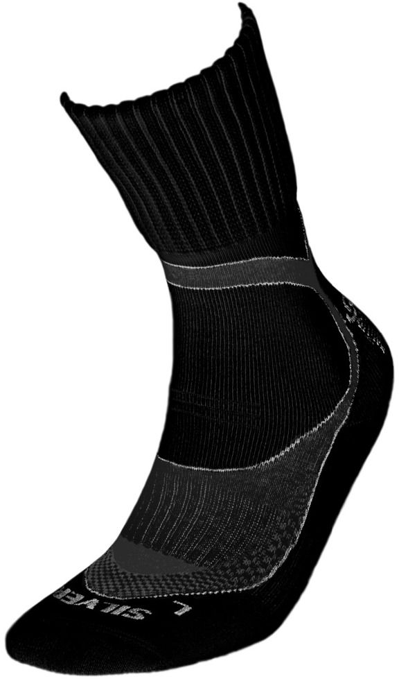 JJW Skarpetki Deodorant Silver czarne r. 35-37