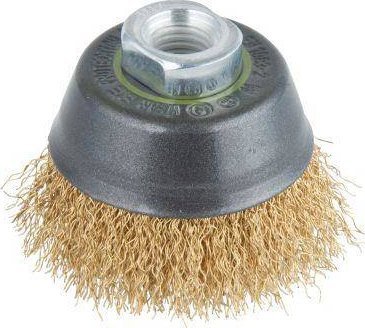 Wolfcraft Szczotka doczołowa 70 mm/M14 Wolfcraft - drut mosiężny
