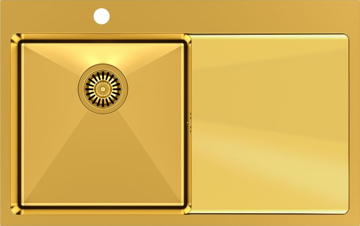 Zlewozmywak Quadron RUSSEL 111 SteelQ PVD złoty