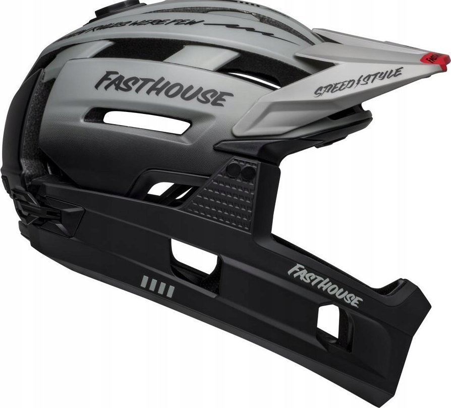 Bell Kask full face BELL SUPER AIR R MIPS SPHERICAL matte gray black fasthouse roz. S (52-56 cm) (NEW)