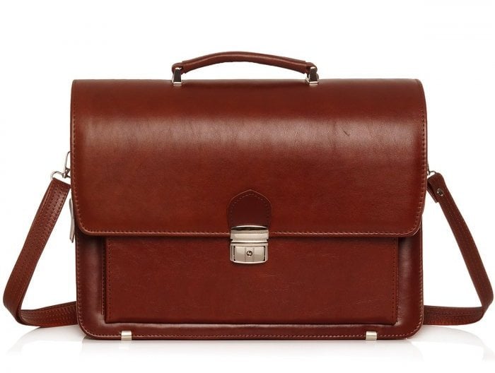 SKÓRZANA AKTÓWKA TECZKA NA DOKUMENTY SOLOME TH01 KONIAK