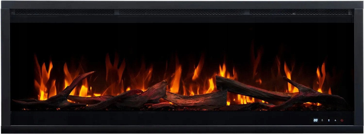 Aflamo ROYAL 3D 160 cm, Kominek elektryczny LED do zabudowy