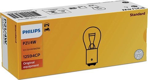 Philips ŻARÓWKA P21/4W 12V/21/4W BAZ15D 2SZT BLISTER