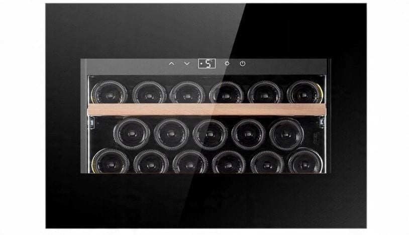 Chłodziarka do wina Berg BRGSW17 Winiarka czarna do zabudowy 17 butelek