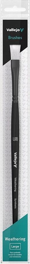 Vallejo Vallejo: B09003 - Weathering - Flat Brush - Synthetic L