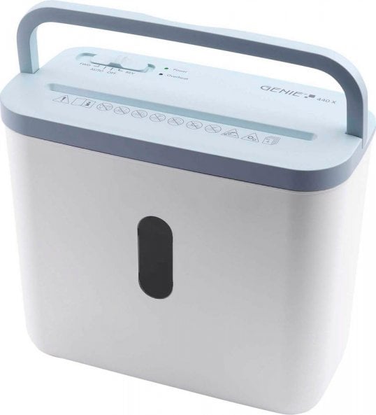 Niszczarka Genie GENIE Aktenvernichter 440 X BL weiß-blau