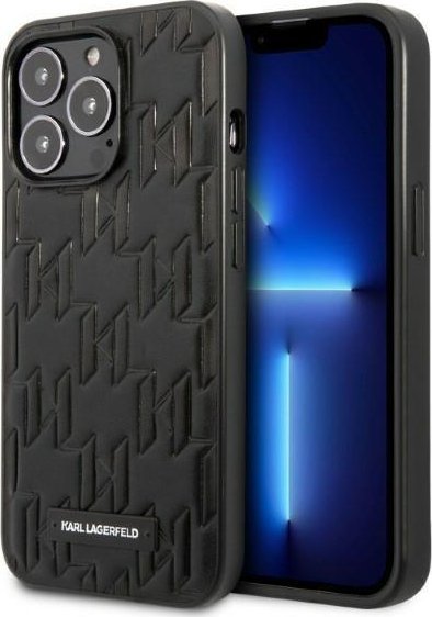 Karl Lagerfeld Etui do iPhone 13 Pro Max 6,7" hardcase czarny/black Monogram Plaque
