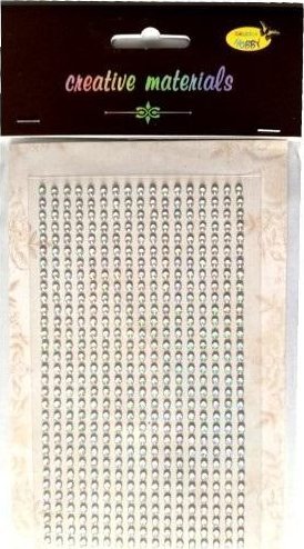 Kryształki samoprzylepne 3mm 527szt opalizujący