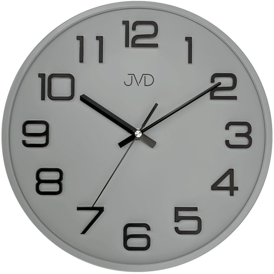 JVD Zegar ścienny HX2472.13 szary 31 cm .