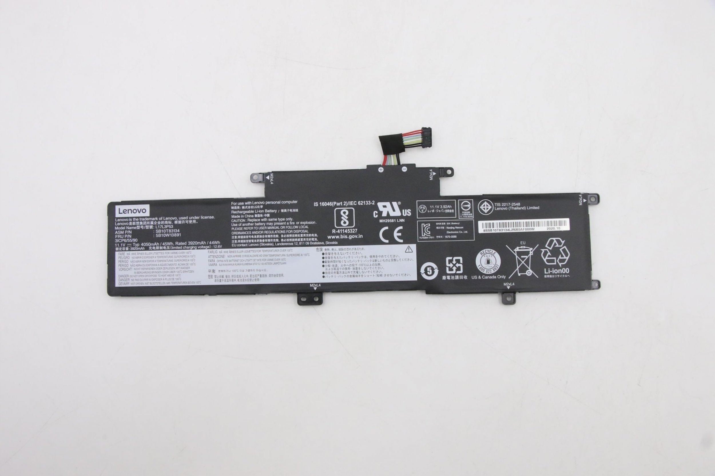 Bateria Lenovo Internal, 3c, 45Wh, LiIon, LGC