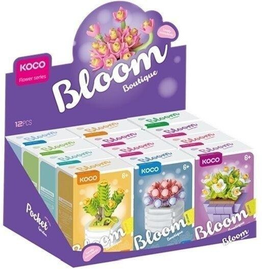 Klocki Sukulenty doniczka 134el mix