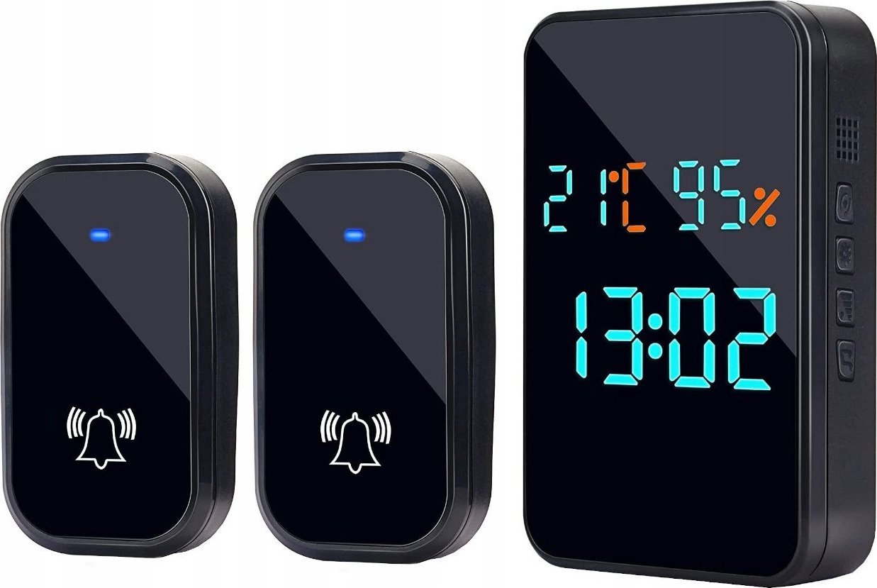 Spreest DZWONEK BEZPRZEWODOWY WODOODPORNY 300M TEMPERATURA