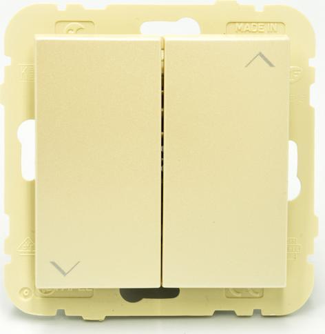 Efapel EFAPEL LOGUS90 ŁĄCZNIK ŻALUZJOWY ZWIERNY Z ELEKTRYCZNĄ BLOKADĄ PERŁA 90281 KWPE