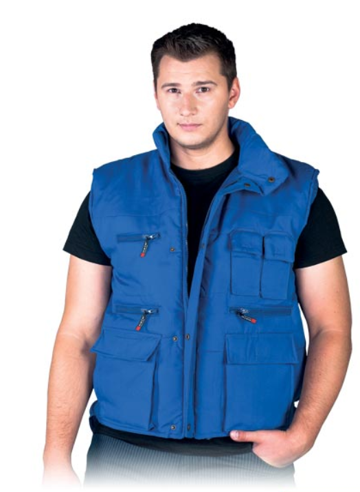 Reis Bezrękawnik ocieplany KORMORAN niebieski rozmiar XL