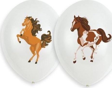 Balony lateksowy Piękne konie 27cm