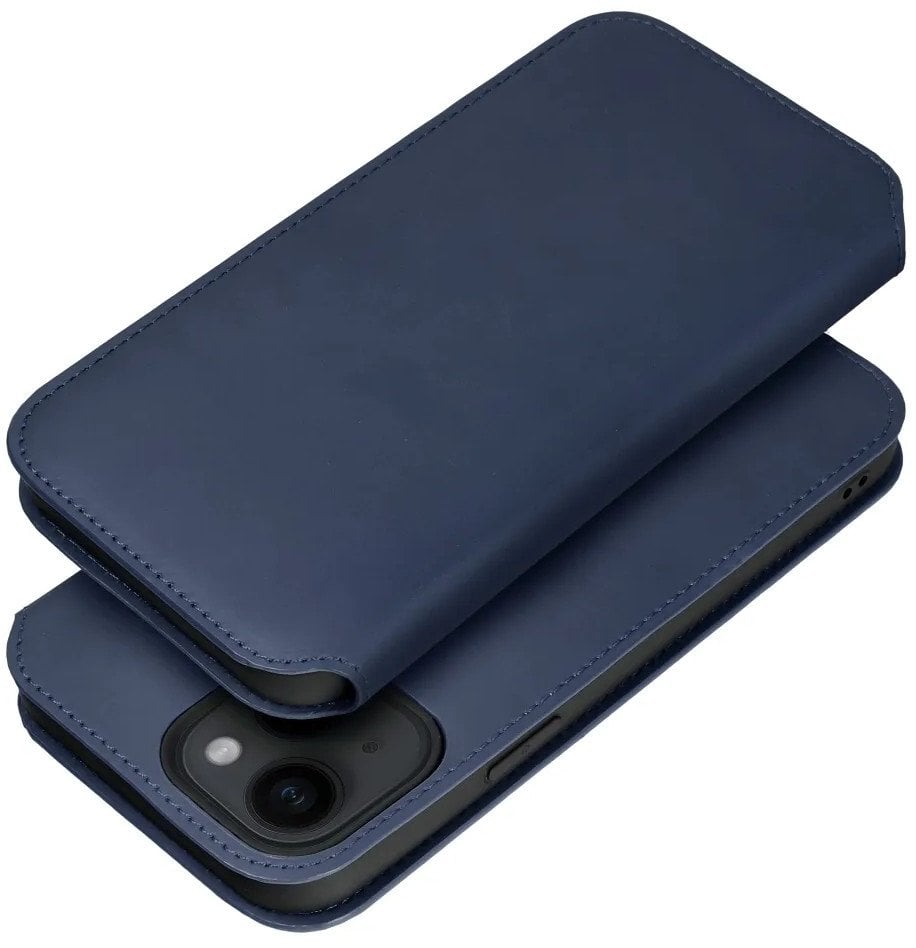 Kabura DUAL POCKET Book do SAMSUNG S25 Plus granatowy