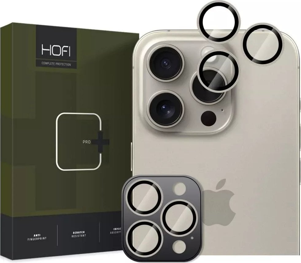 Hofi OSŁONA APARATU HOFI CAMRING PRO+ IPHONE 16 PRO / 16 PRO MAX NATURAL TITANIUM