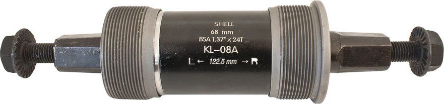 DeOne Oś mechanizmu korbowego DE One BSA 1,37” x 24T/ R/L-68 mm 127 mm