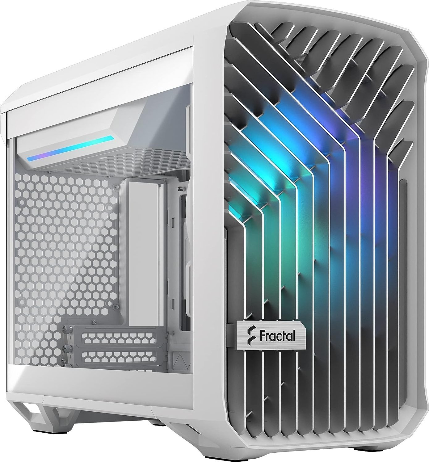 Obudowa Fractal Design Torrent Nano RGB Biała TG Clear Tint (FD-C-TOR1N-05)