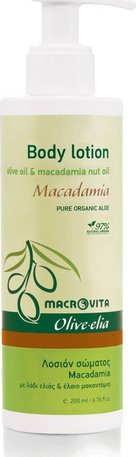 Macrovita MACROVITA Olive.elia Macadamia naturalne mleczko do ciała z bio-oliwą i olejkiem z orzechów makadamia 200ml