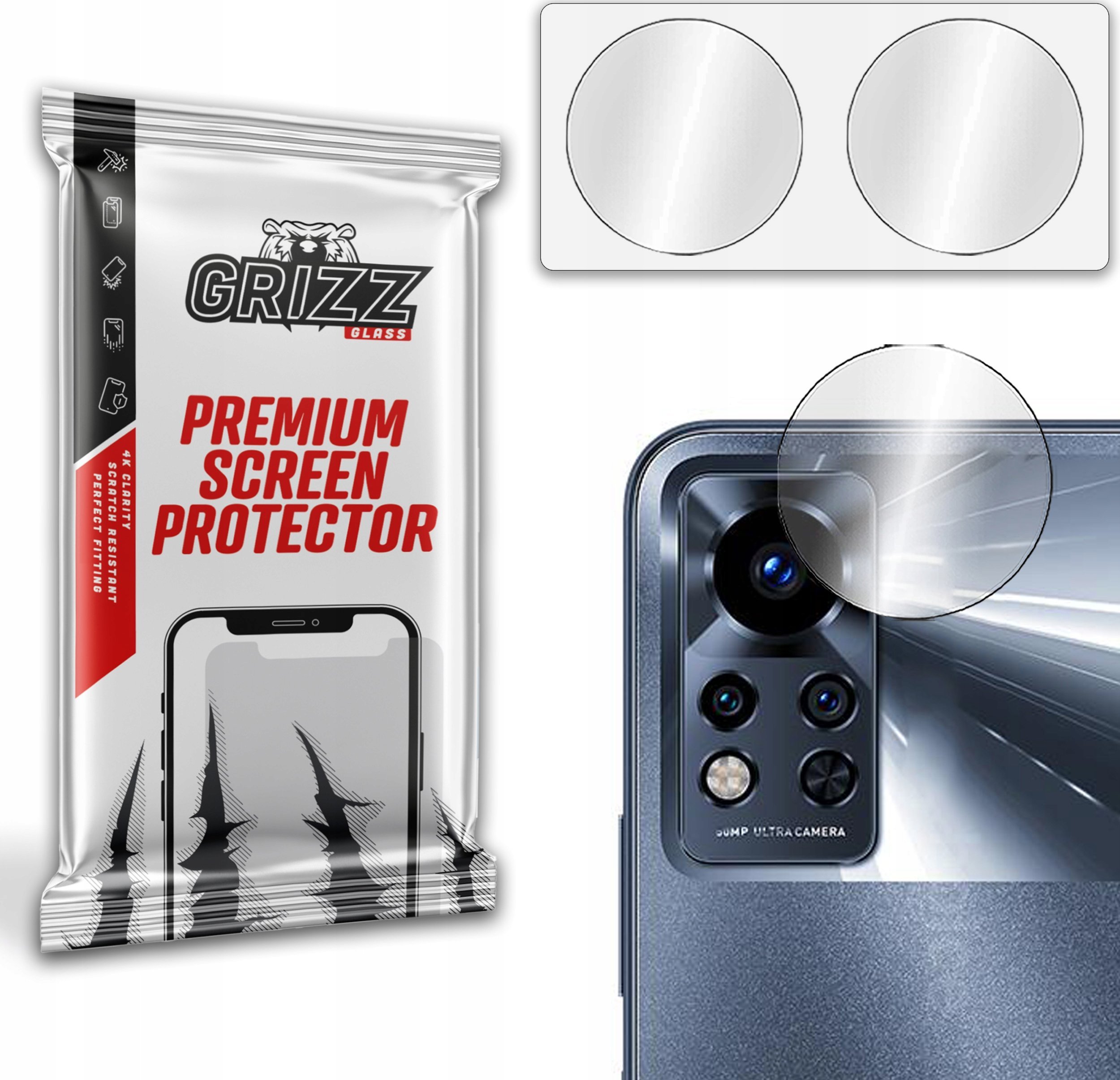 GrizzGlass Szkło na aparat Grizz Infinix Note 12i 2022