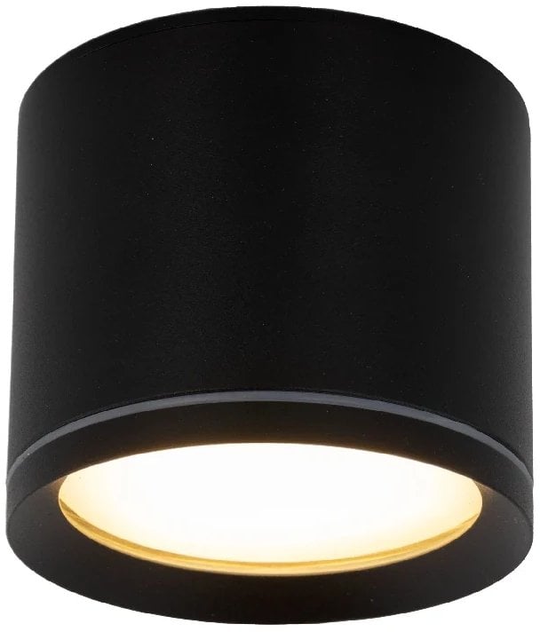 Lampa nad blat sufitowa Viwo 10594 tubka okrągła IP44 czarny