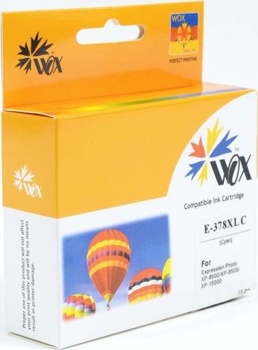 Tusz Wox Tusz Wox Cyan EPSON 378XL zamiennik C13T37924010 (C13T37824010)