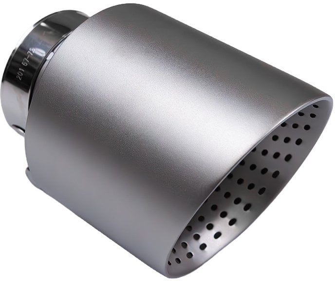 Końcówka tłumika 114mm wejście 76mm Szczotkowana