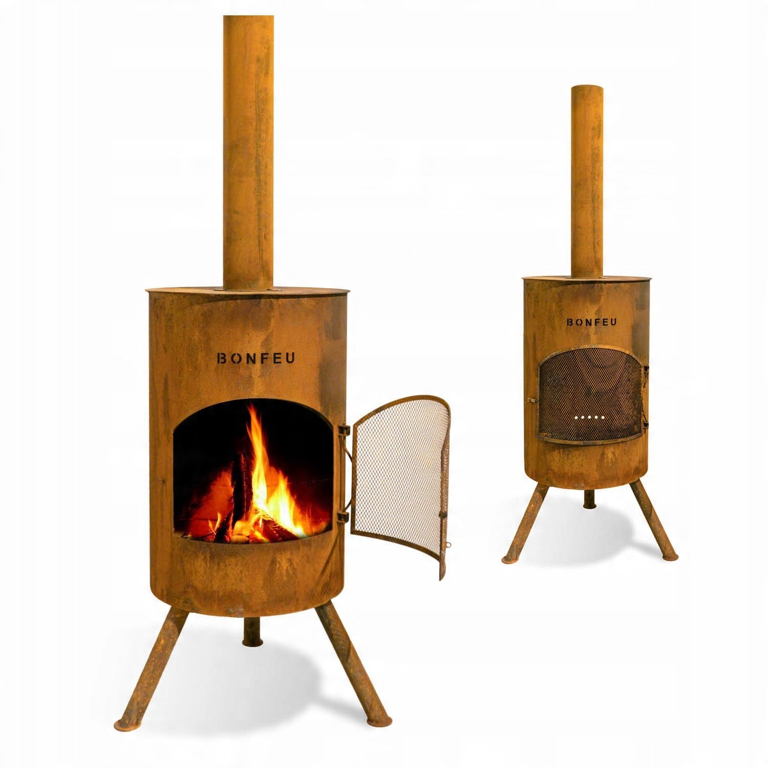 BONFEU KOMINEK OGRODOWY BONTON 40 RDZAWY