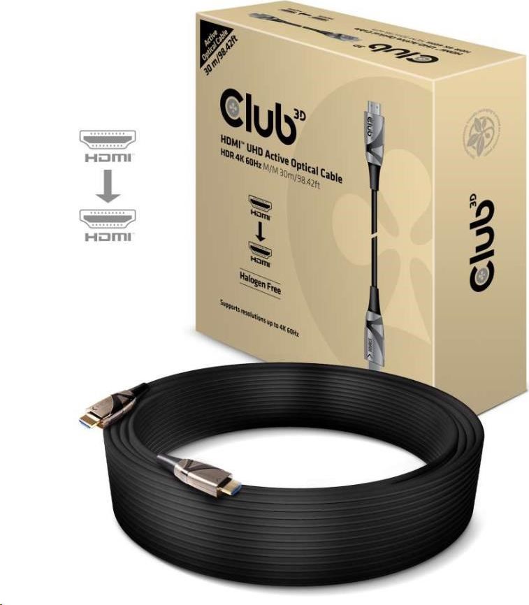 Kabel Club 3D HDMI - HDMI 50m czarny (CAC-1391)