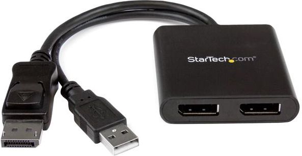 StarTech DisplayPort - DisplayPort, 0.06, Czarny (MSTDP122DP)