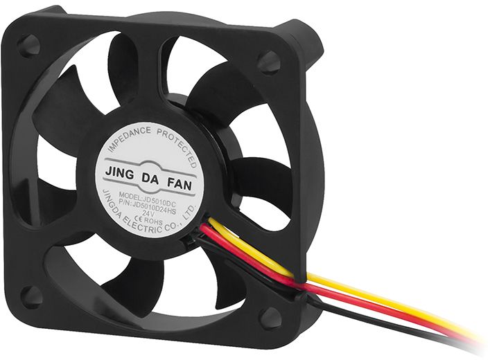 Prolech Wentylator 50x50x10mm 24V łożysko ślizgowe 3-przewody - 85-510#